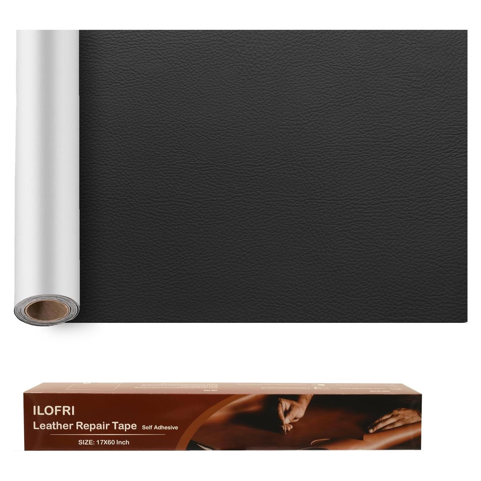 Cinta de Parche Autoadhesiva ILOFRI 40x75 cm para Cuero y Vinilo