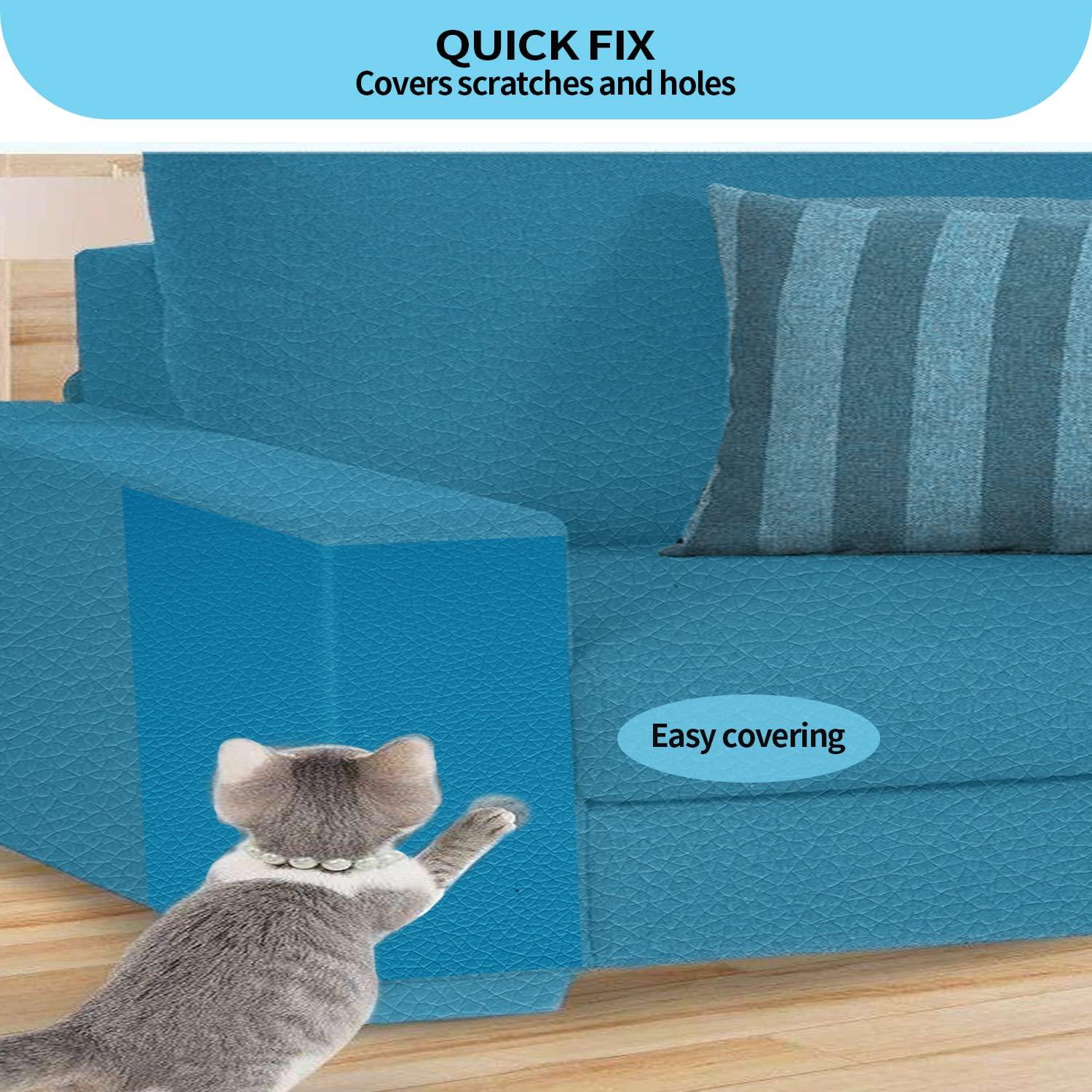 Cinta de Reparación de Cuero Aglzyoply 45x200 cm Azul Cielo