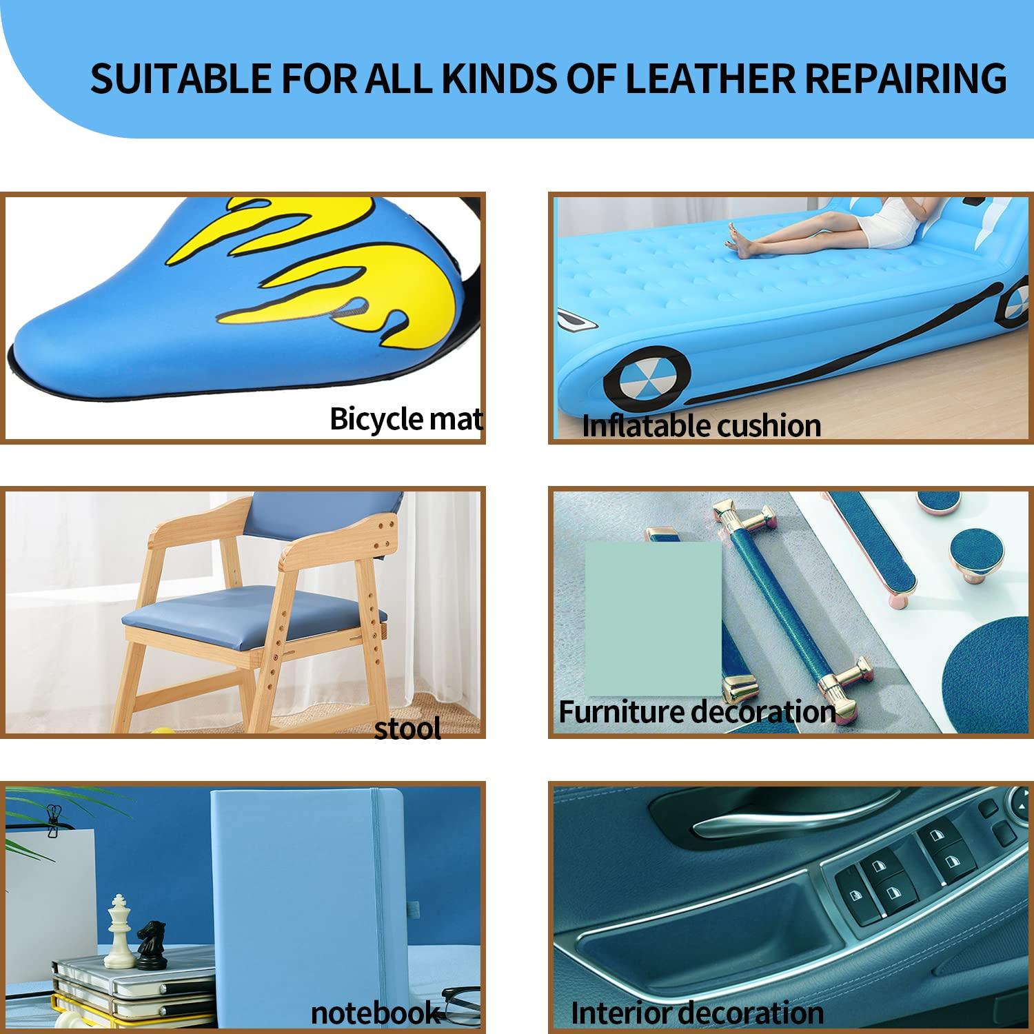 Cinta de Reparación de Cuero Aglzyoply 45x200 cm Azul Cielo