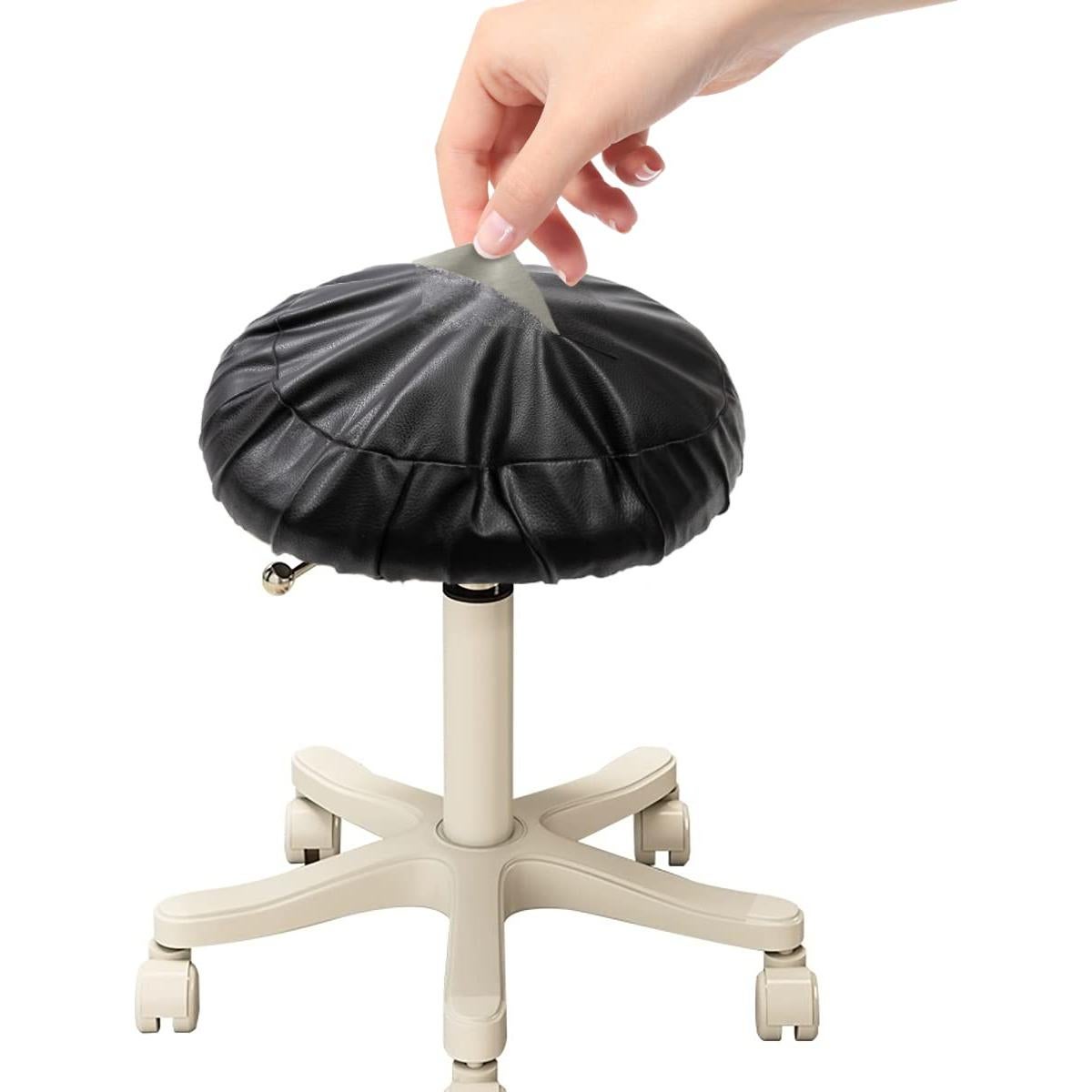 Parche de Reparación de Cuero Autoadhesivo CHENGZHG Negro 44cm x 2m