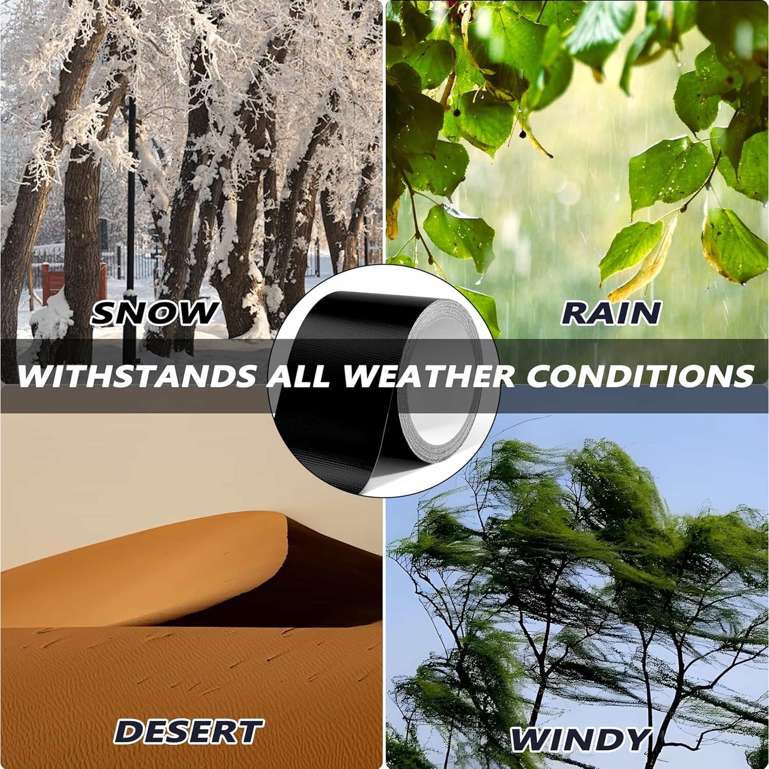 Cinta de Reparación MIARALA 7.62 cm x 7.92 m Impermeable Negra