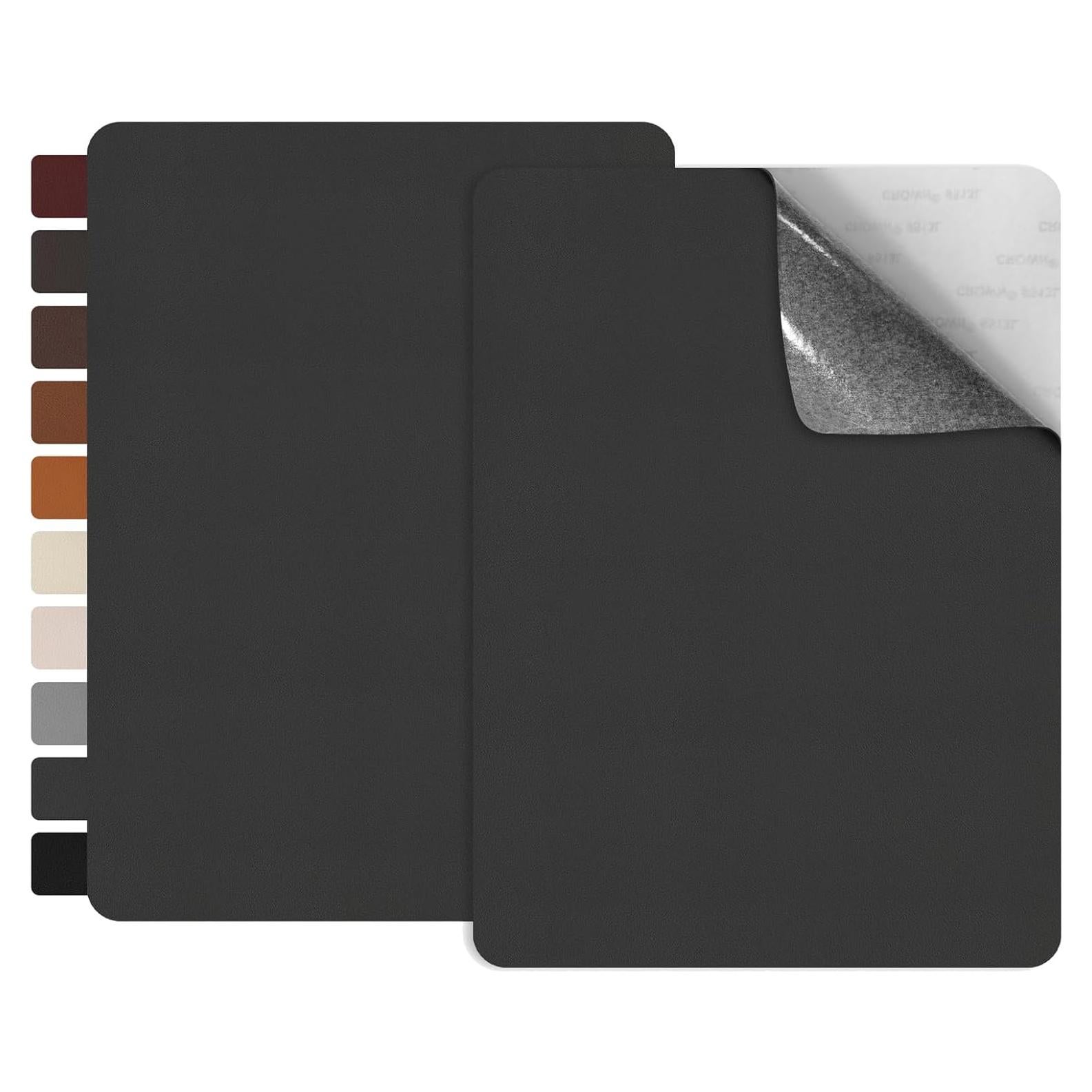 Kit de Parche de Reparación de Cuero FR 2 Pcs 20x28 cm Gris