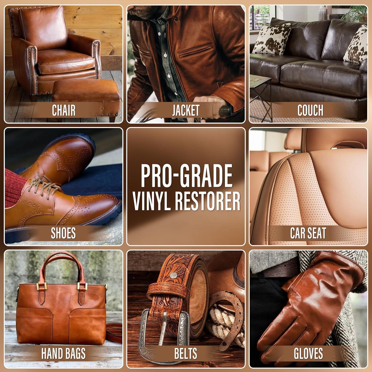 Kit de Reparación de Cuero KIKYO Marrón - 5 Colores Mezclables