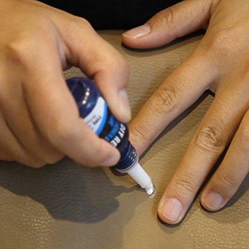 Kit de Reparación de Cuero y Vinilo Visbella - 7 Compuestos y Adhesivo