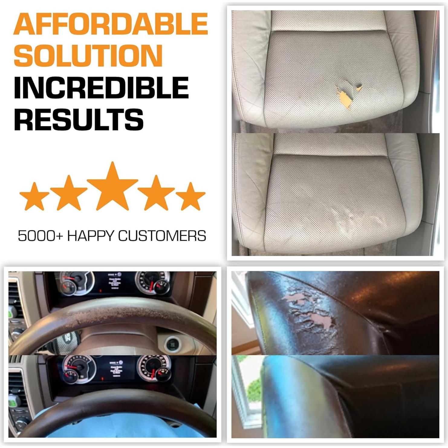 Kit de Reparación de Cuero y Vinilo Fortivo 288g - Restaurador Rápido