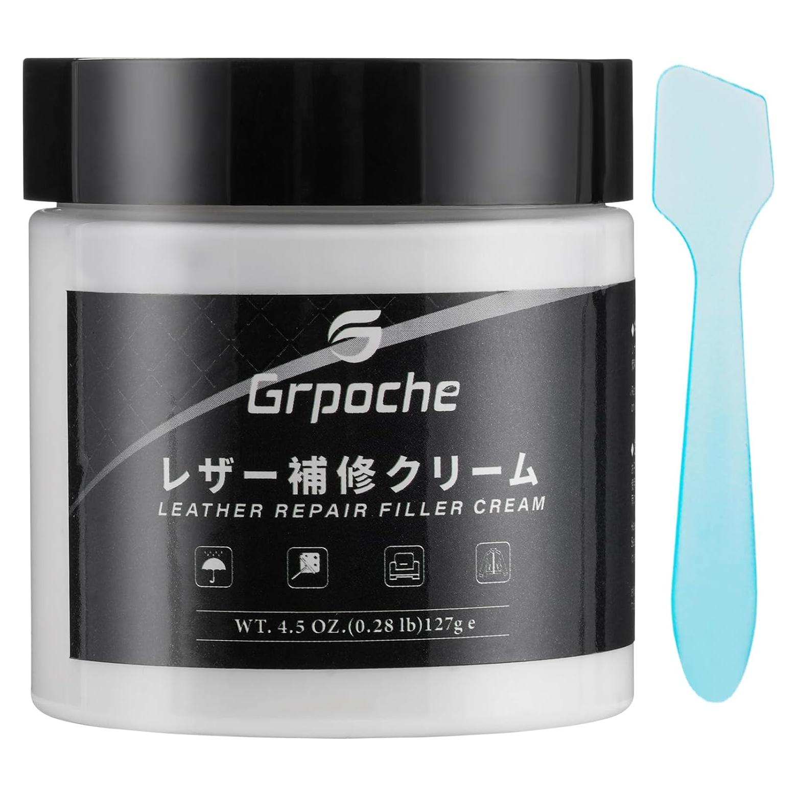 Relleno de Cuero Grpoche 127g para Reparar Agujeros y Rayones