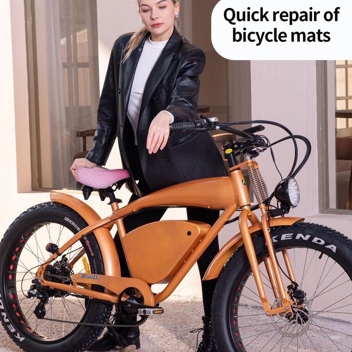 Parche de reparación de cuero autoadhesivo Aglzyoply 45x200 cm rosa