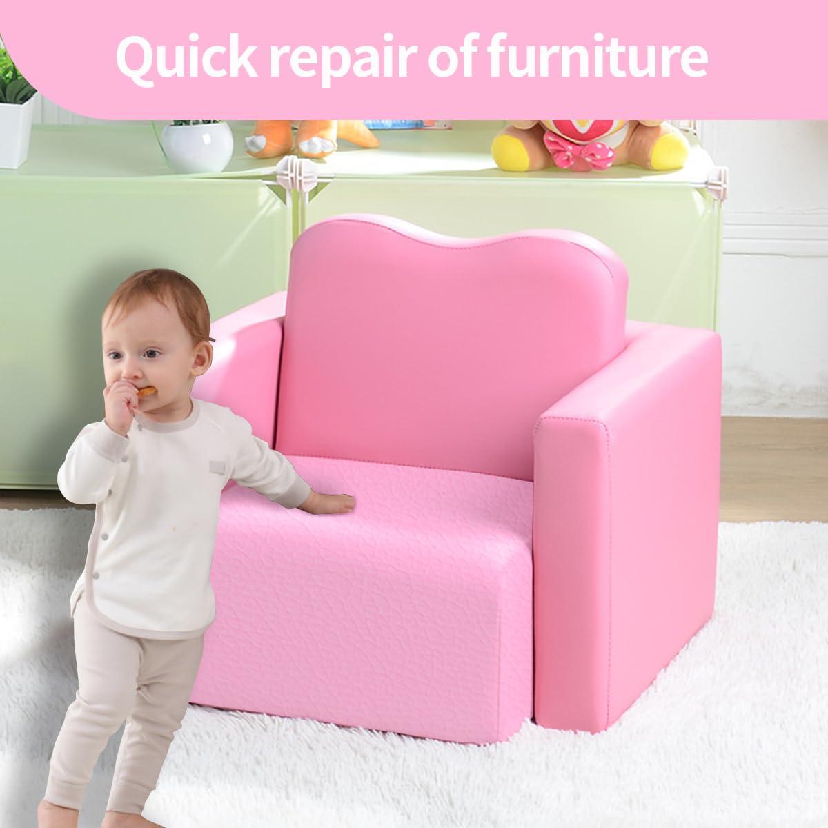 Parche de reparación de cuero autoadhesivo Aglzyoply 45x200 cm rosa