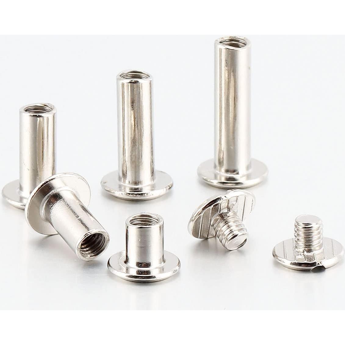 Kit de 100 Tornillos de Poste Chicago Spencer 5 Tamaños