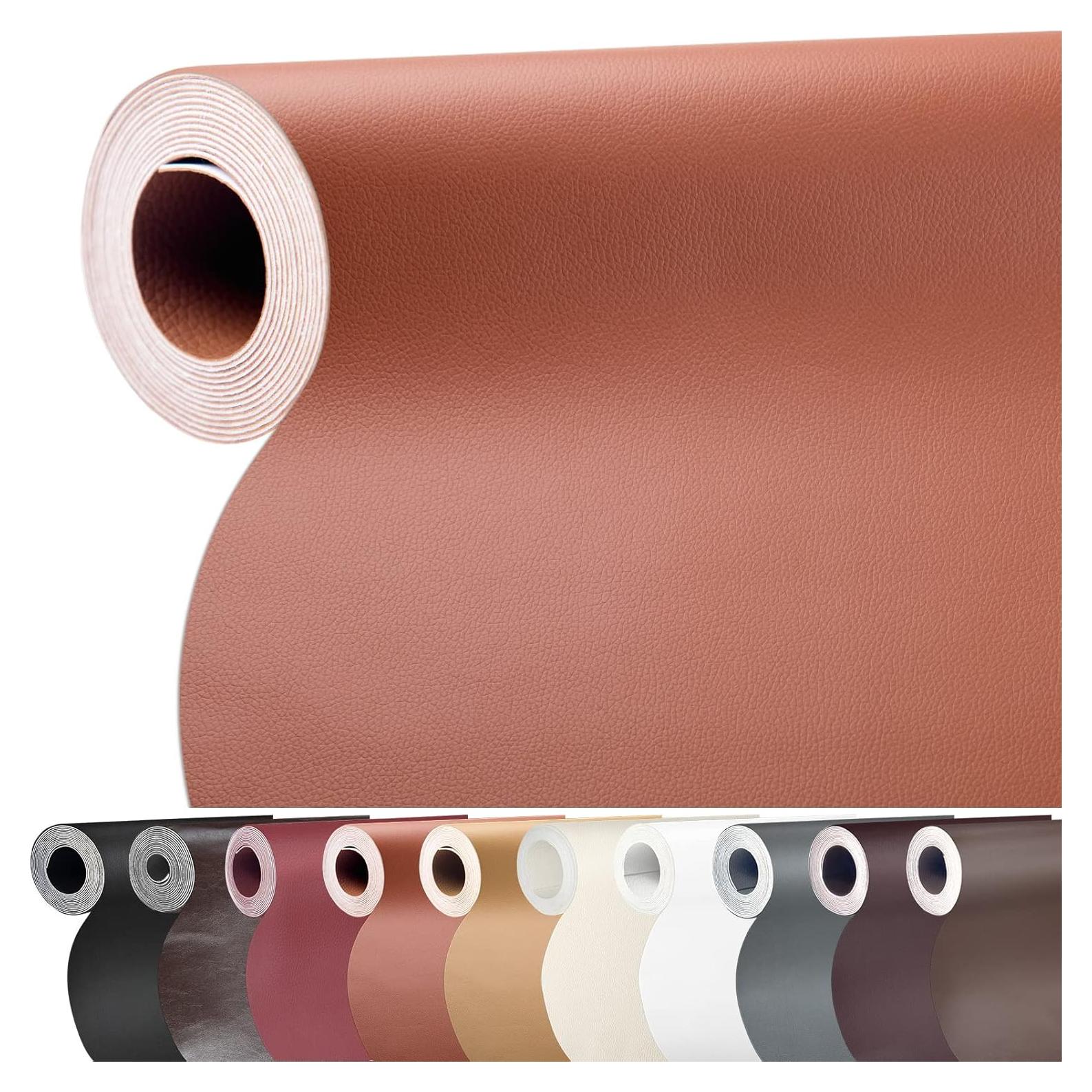 Parche de Reparación de Cuero Autoadhesivo BONAIER 43x200 cm