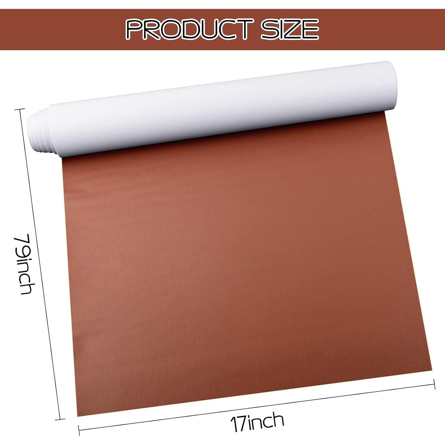 Parche de Reparación de Cuero Autoadhesivo BONAIER 43x200 cm