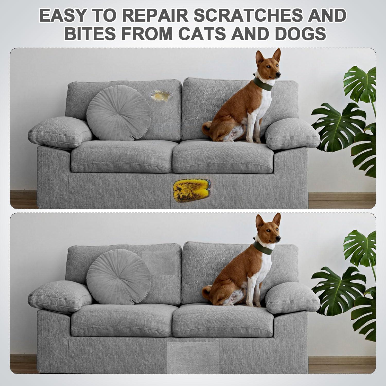 Parches de Reparación de Lino Autoadhesivos 28x20 cm - 2 Pcs