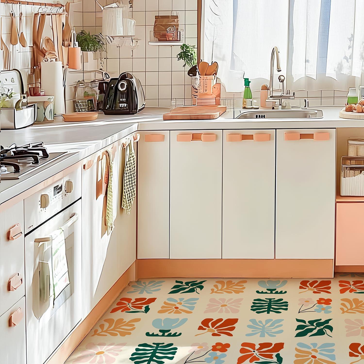 Calcomanías de Azulejos Vintage PONIIIEU 20x20cm 10 PCS