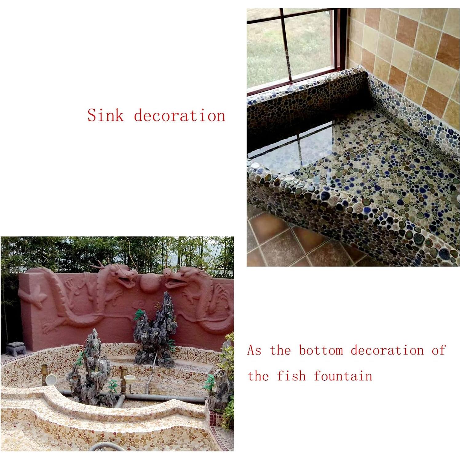 200g Azulejos de Cerámica Ricytnig Mosaico Gota 18x28mm