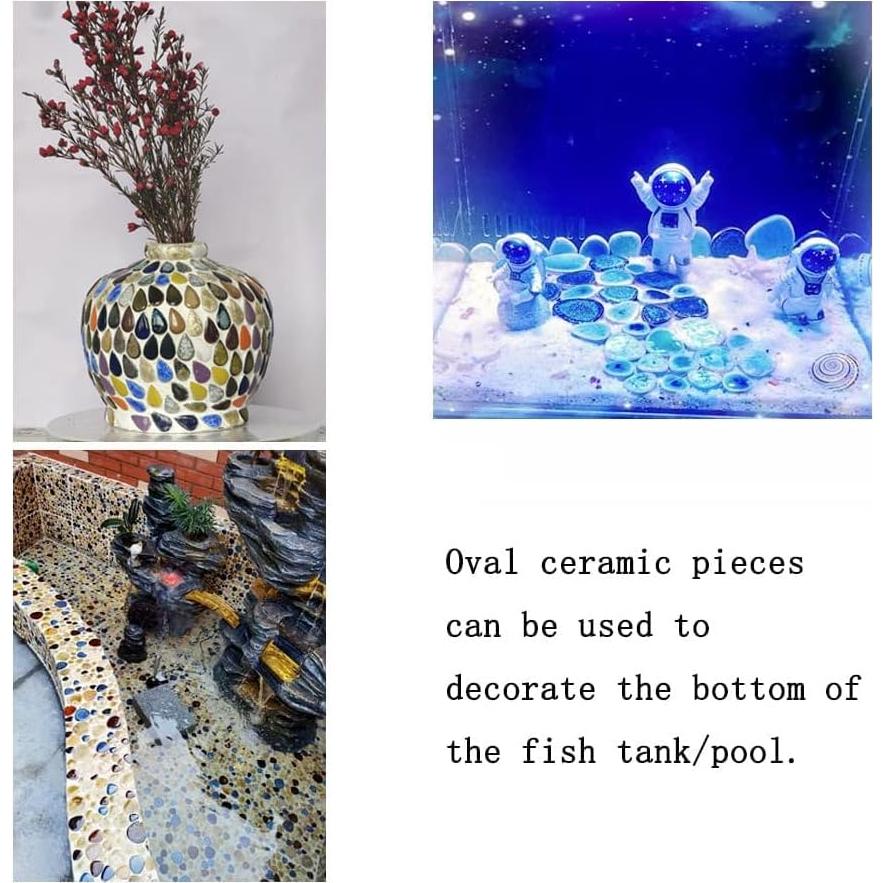 200g Azulejos de Cerámica Ricytnig Mosaico Gota 18x28mm