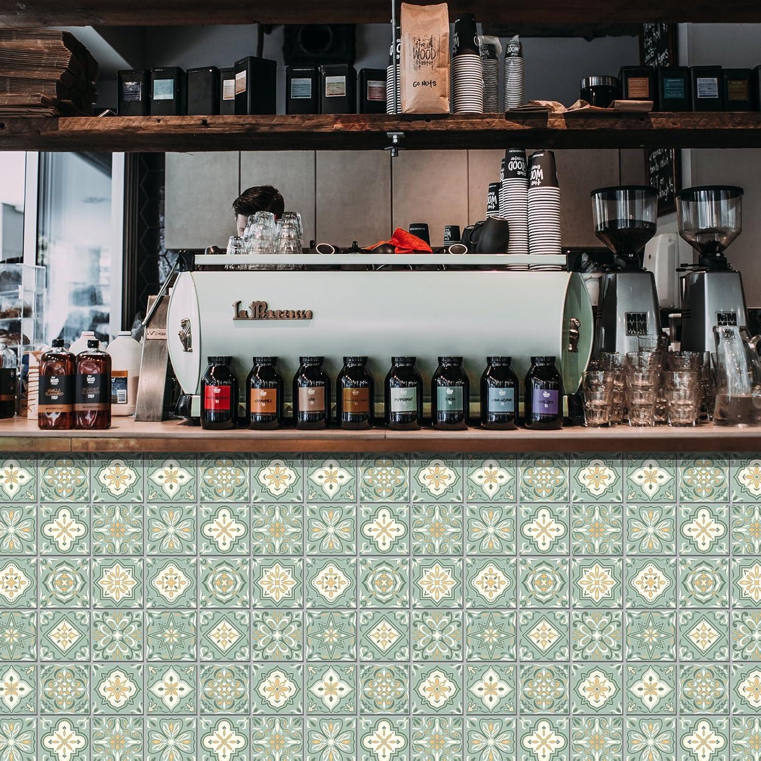 Calcomanías de Azulejos Bohemios CHGCRAFT 36 Piezas 10.16 cm