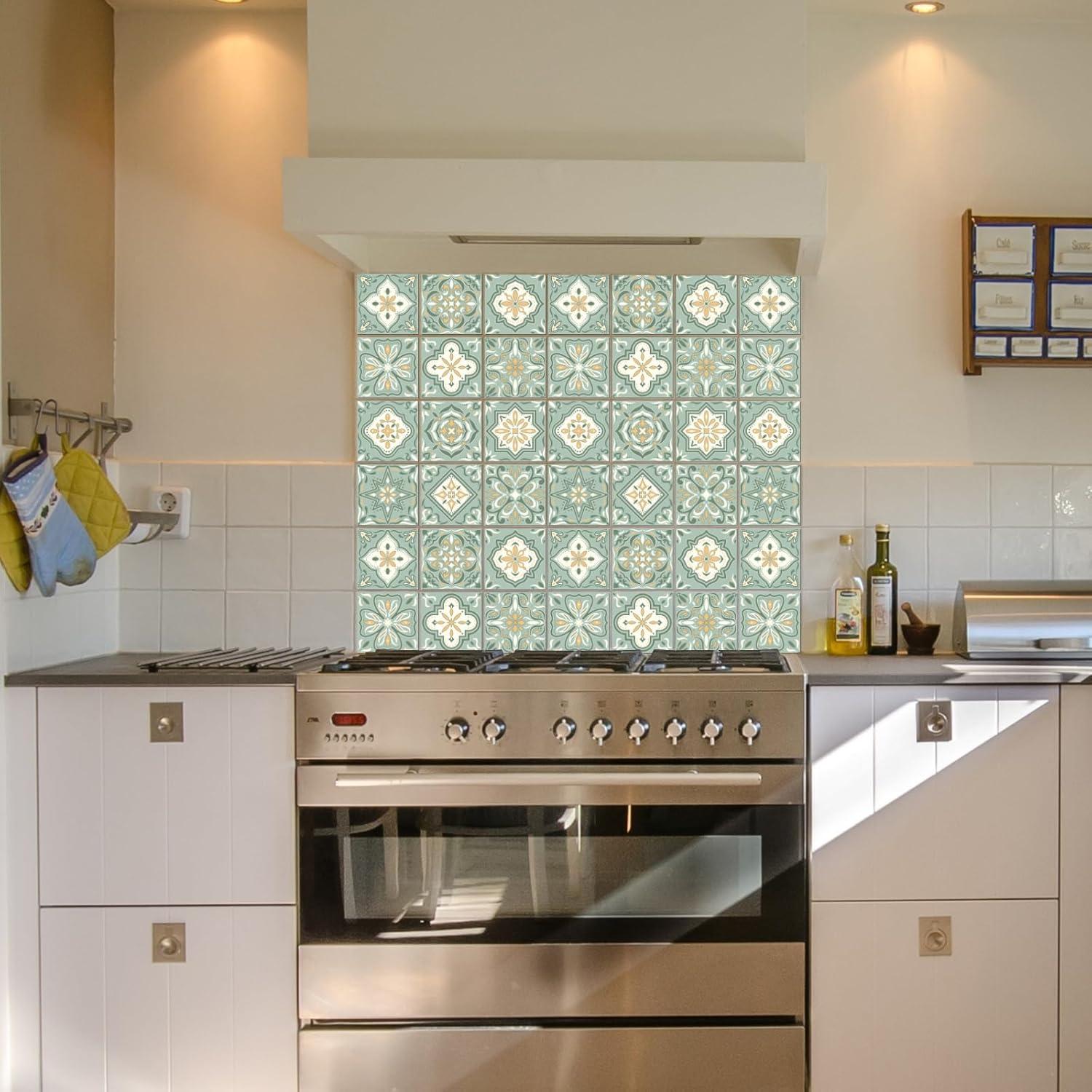 Calcomanías de Azulejos Bohemios CHGCRAFT 36 Piezas 10.16 cm