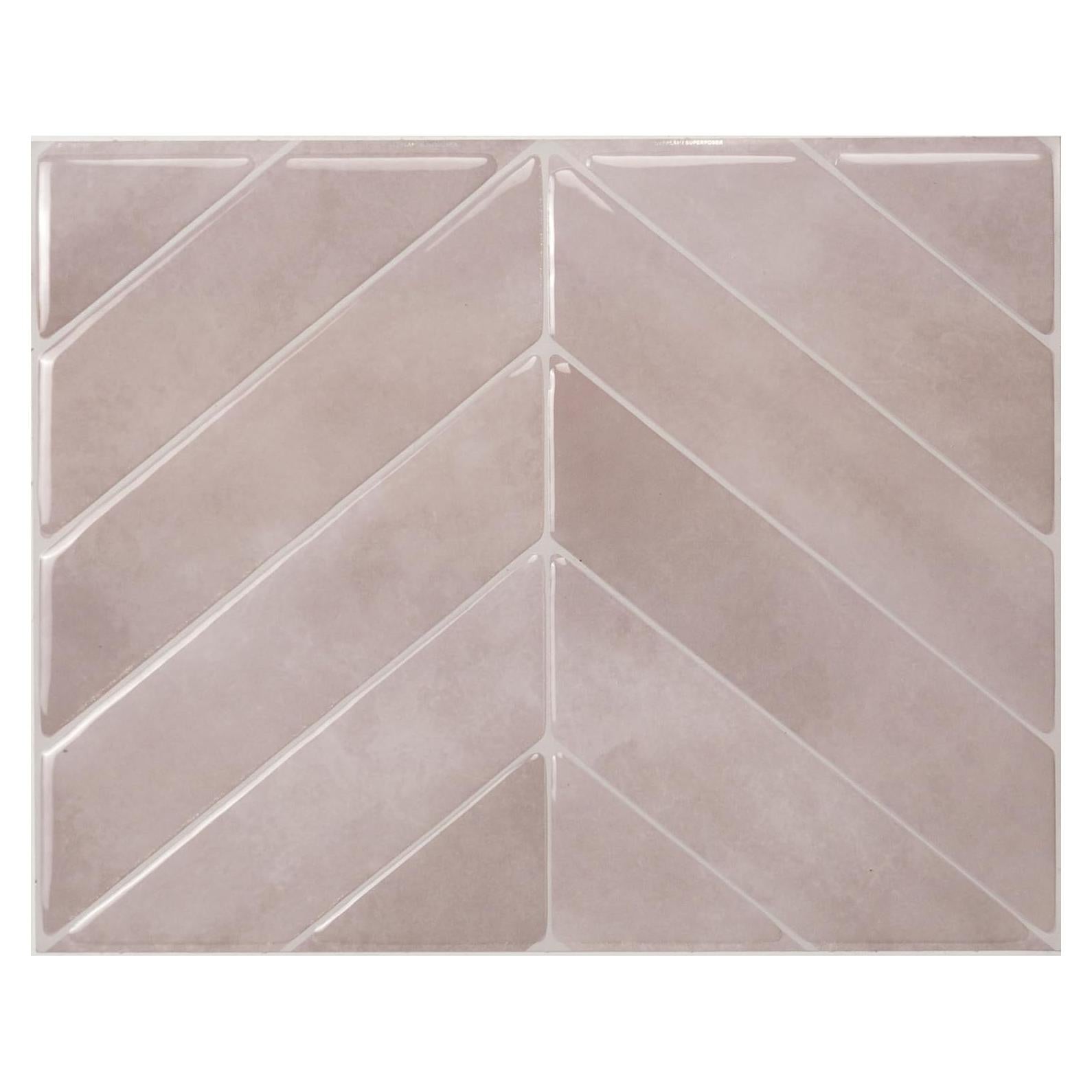Azulejos Peel and Stick Smart Tiles 5 Hojas 29x21 cm Rosa Viby