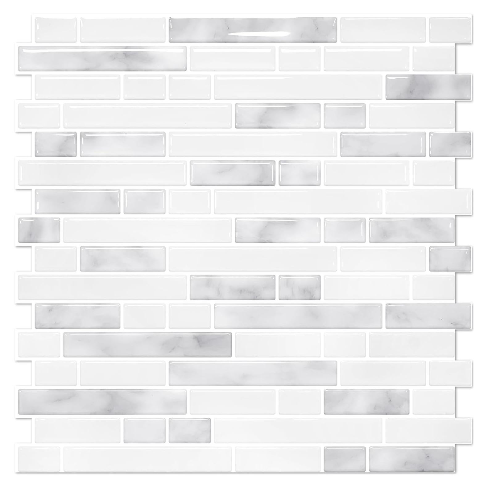 Azulejos Autoadhesivos STICKGOO 3D 10 Hojas 30.48x30.48cm