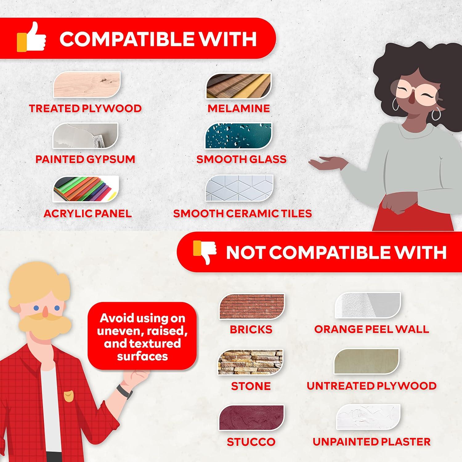 Azulejos Autoadhesivos XFasten 10pcs 30.48x30.48cm Azul Océano