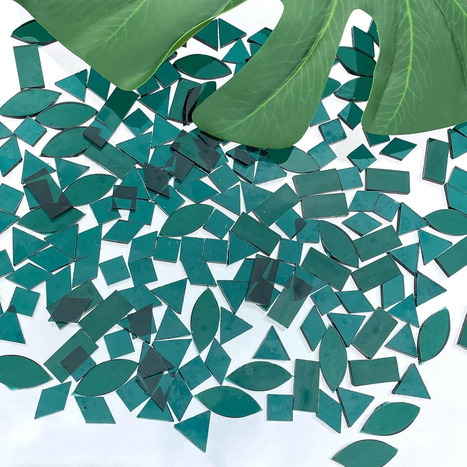 Azulejos de Mosaico de Vidrio LITMIND 240 Piezas 5 Formas