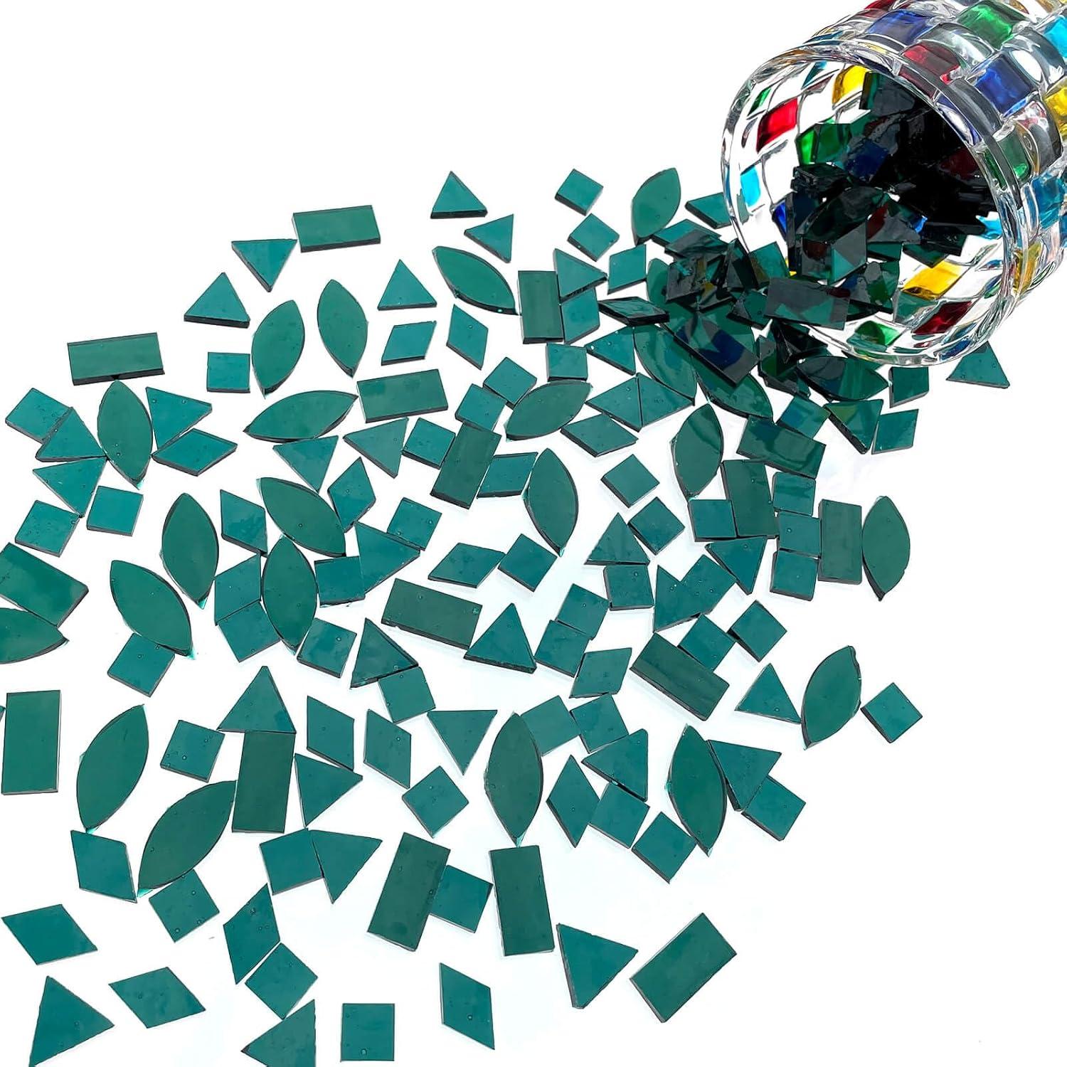 Azulejos de Mosaico de Vidrio LITMIND 240 Piezas 5 Formas