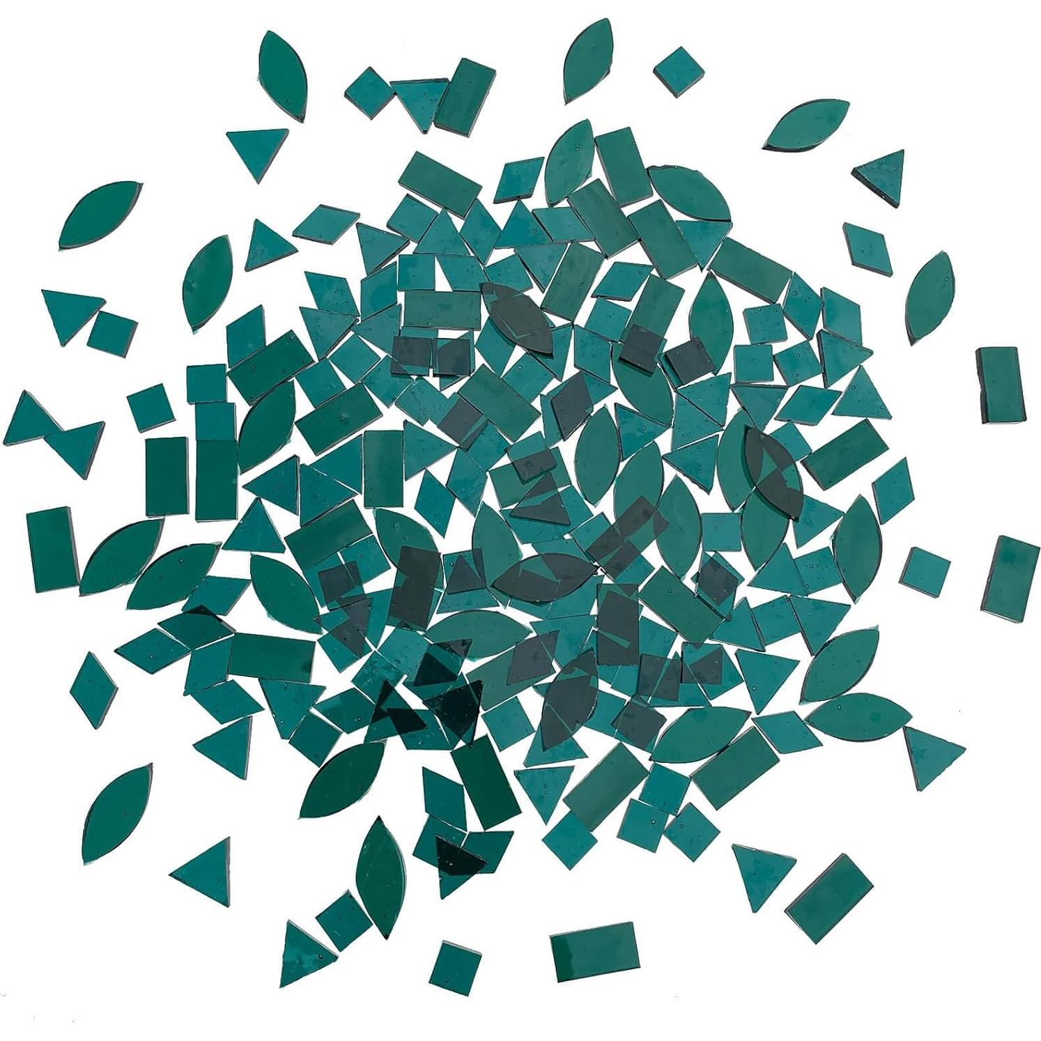 Azulejos de Mosaico de Vidrio LITMIND 240 Piezas 5 Formas