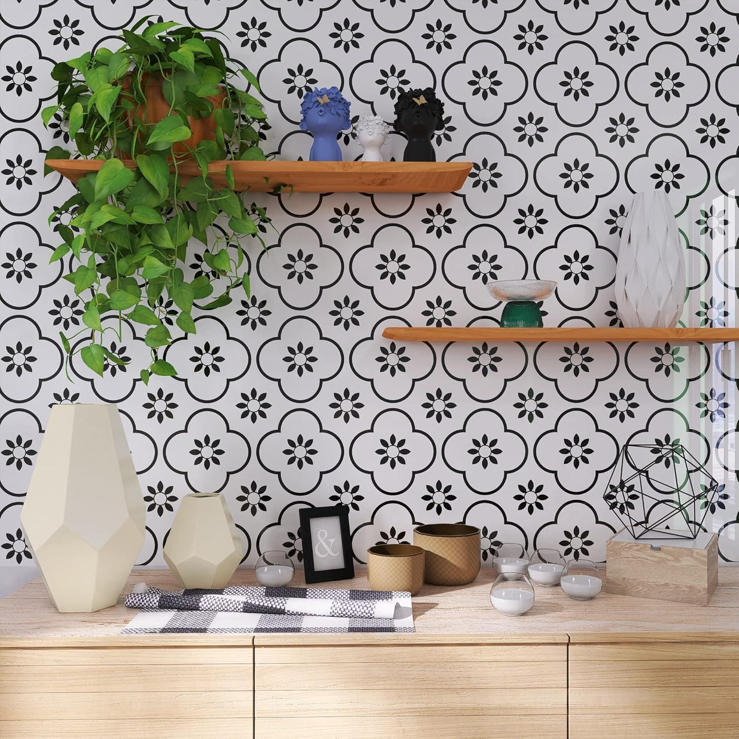 Pegatinas de Azulejos Autoadhesivas Loriyboe 12 PCS 15x15 cm