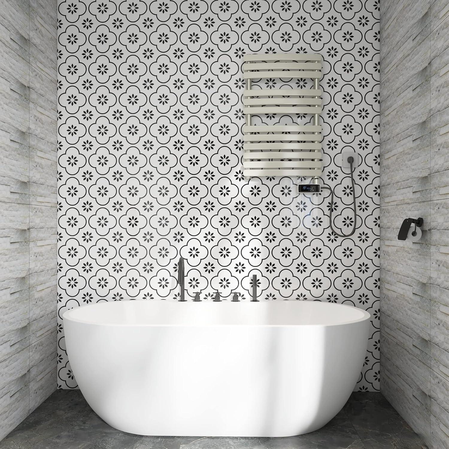 Pegatinas de Azulejos Autoadhesivas Loriyboe 12 PCS 15x15 cm