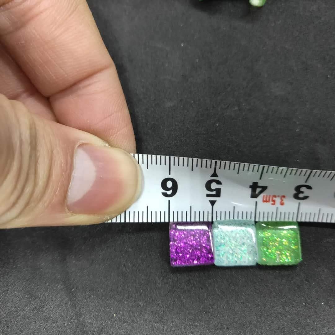 Azulejos de mosaico de vidrio Esweny 200g 1x1cm color azul