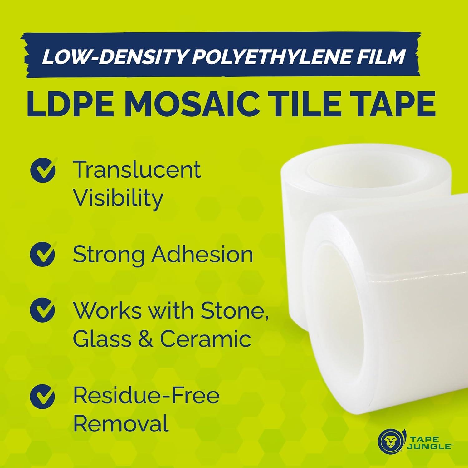 Cinta Adhesiva Transparente para Azulejos Alanson 30.48 cm