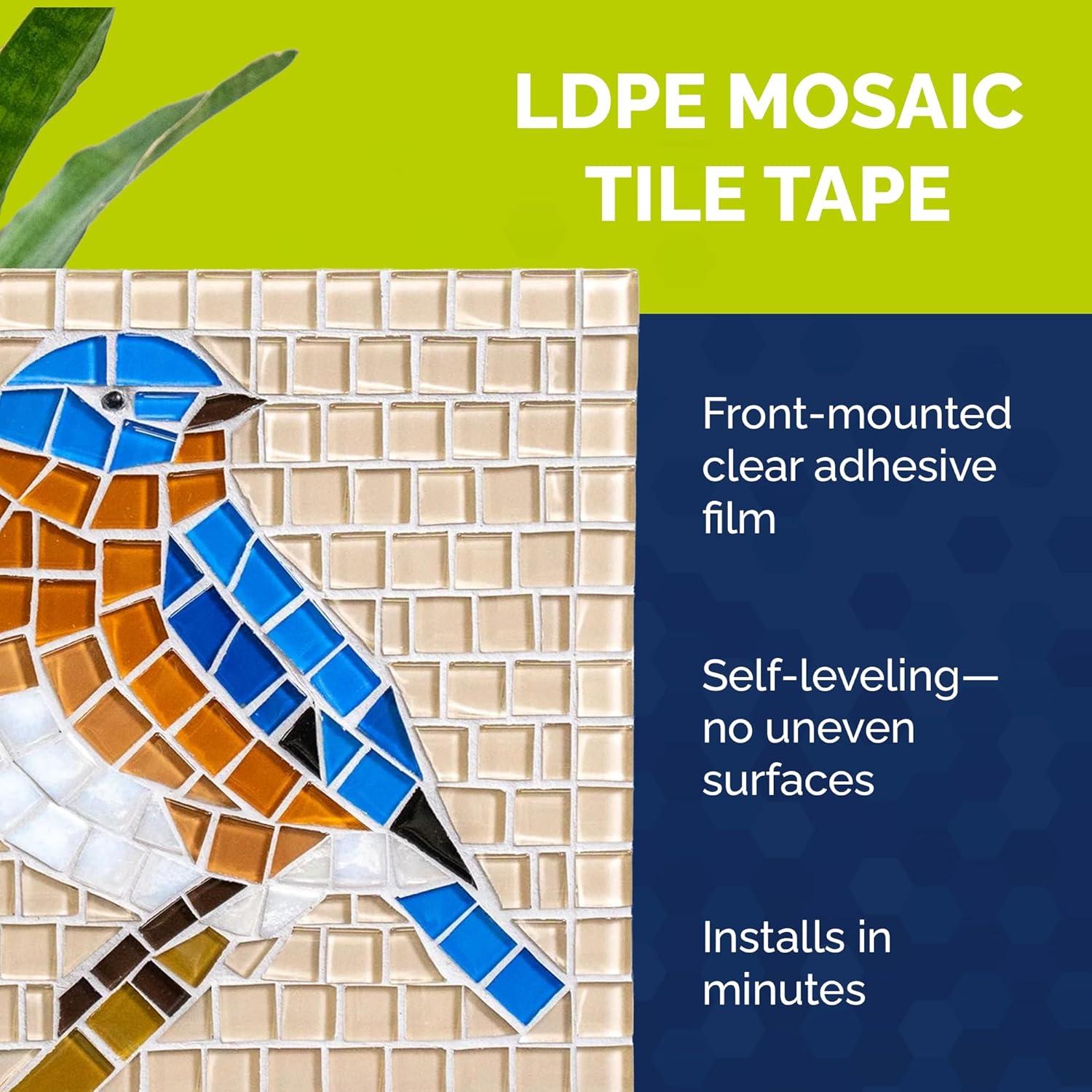 Cinta Adhesiva Transparente para Azulejos Alanson 30.48 cm