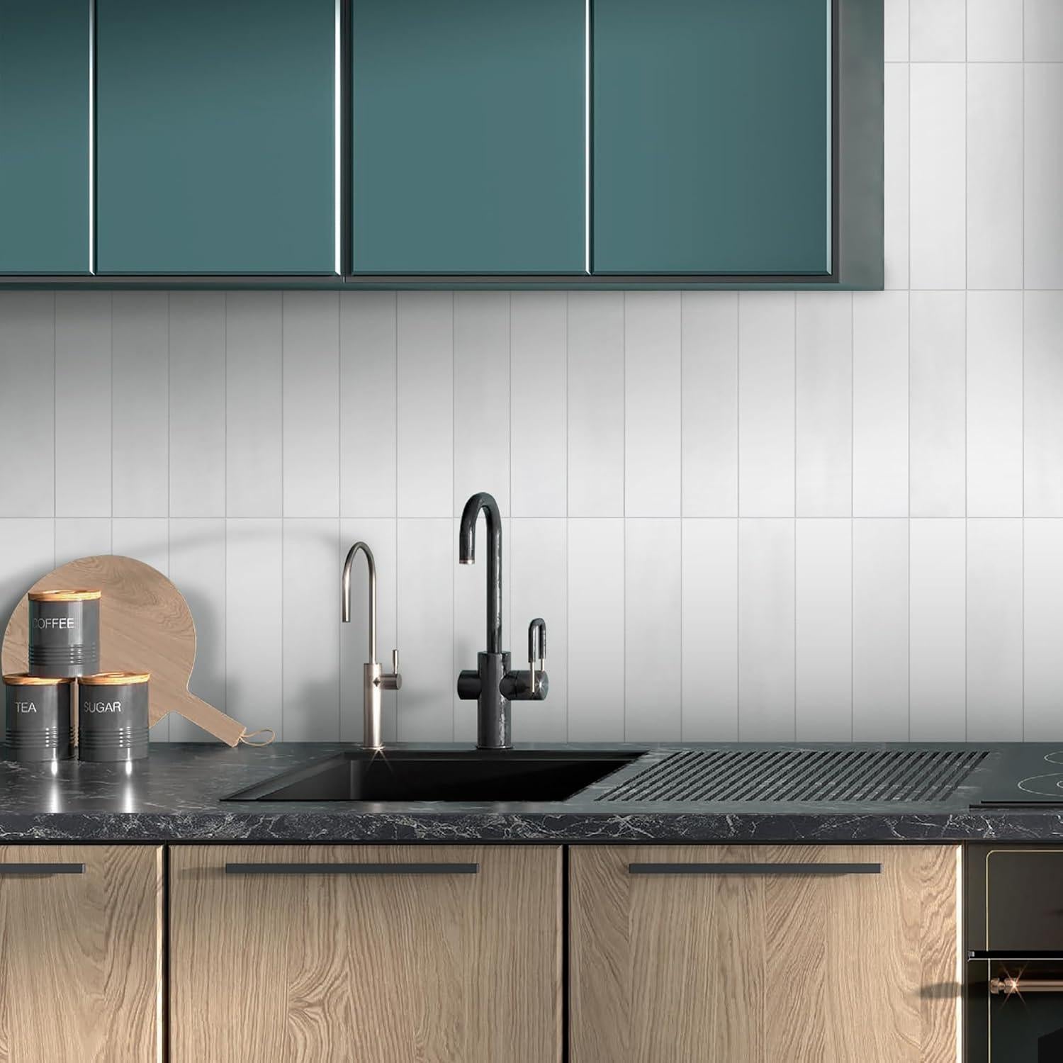 Azulejos de Salpicadero Autoadhesivos Sunwings 16 Piezas 23x23cm