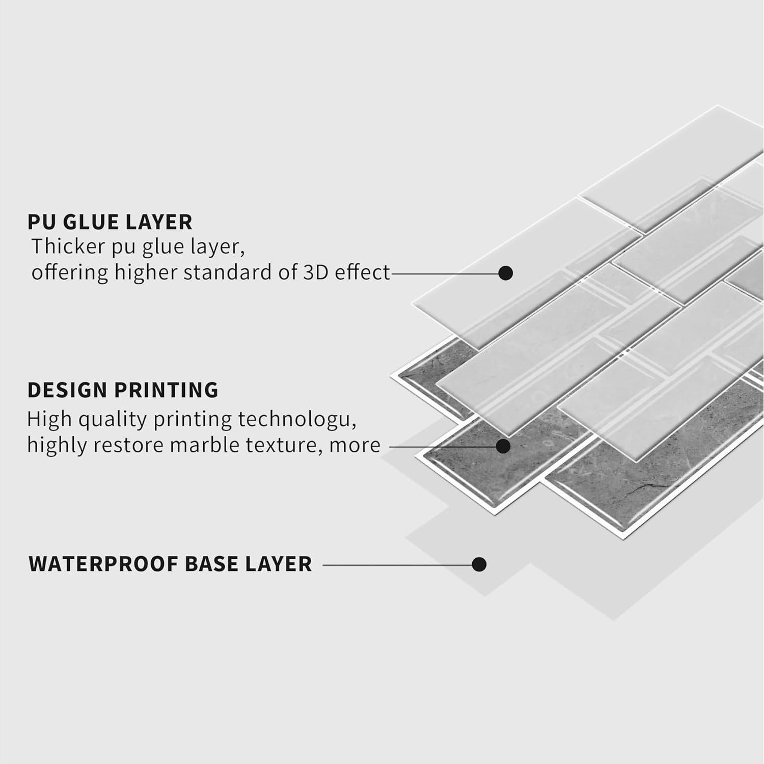 16 Hojas de Calcomanías Autoadhesivas Retro BUYBLIFE 30x15cm