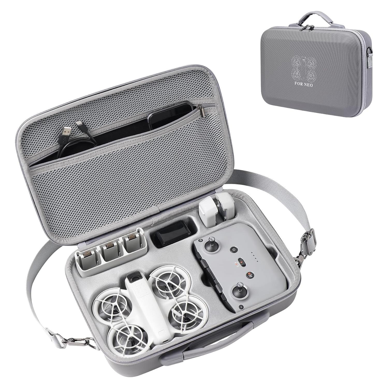 Funda de Almacenamiento AnsTOP para Drone DJI Neo - Cuero PU