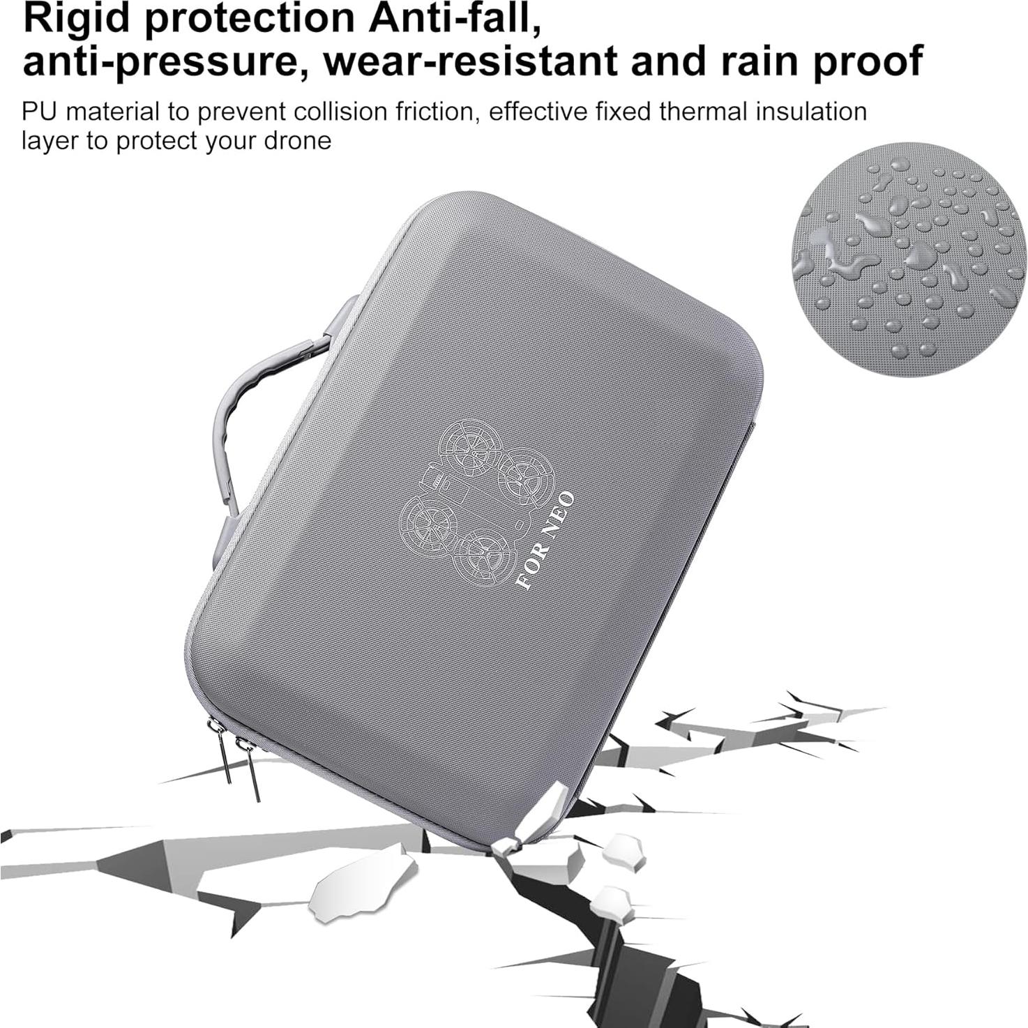 Funda de Almacenamiento AnsTOP para Drone DJI Neo - Cuero PU