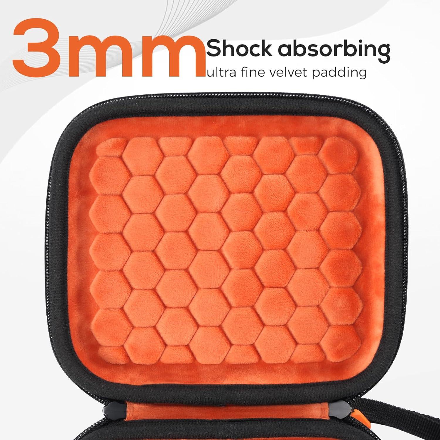 Funda Dura ProCase para Drone DJI NEO - Naranja y Negro