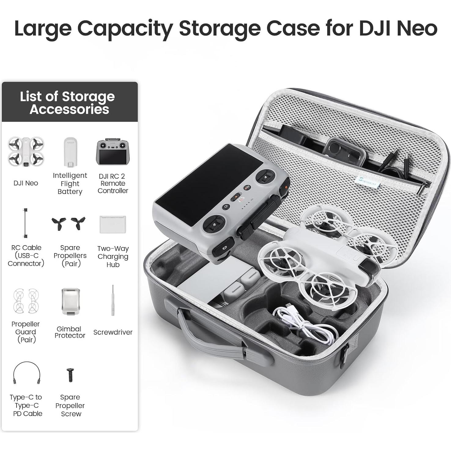 Funda Protectora Skyreat para Drone DJI Neo Fly More Combo