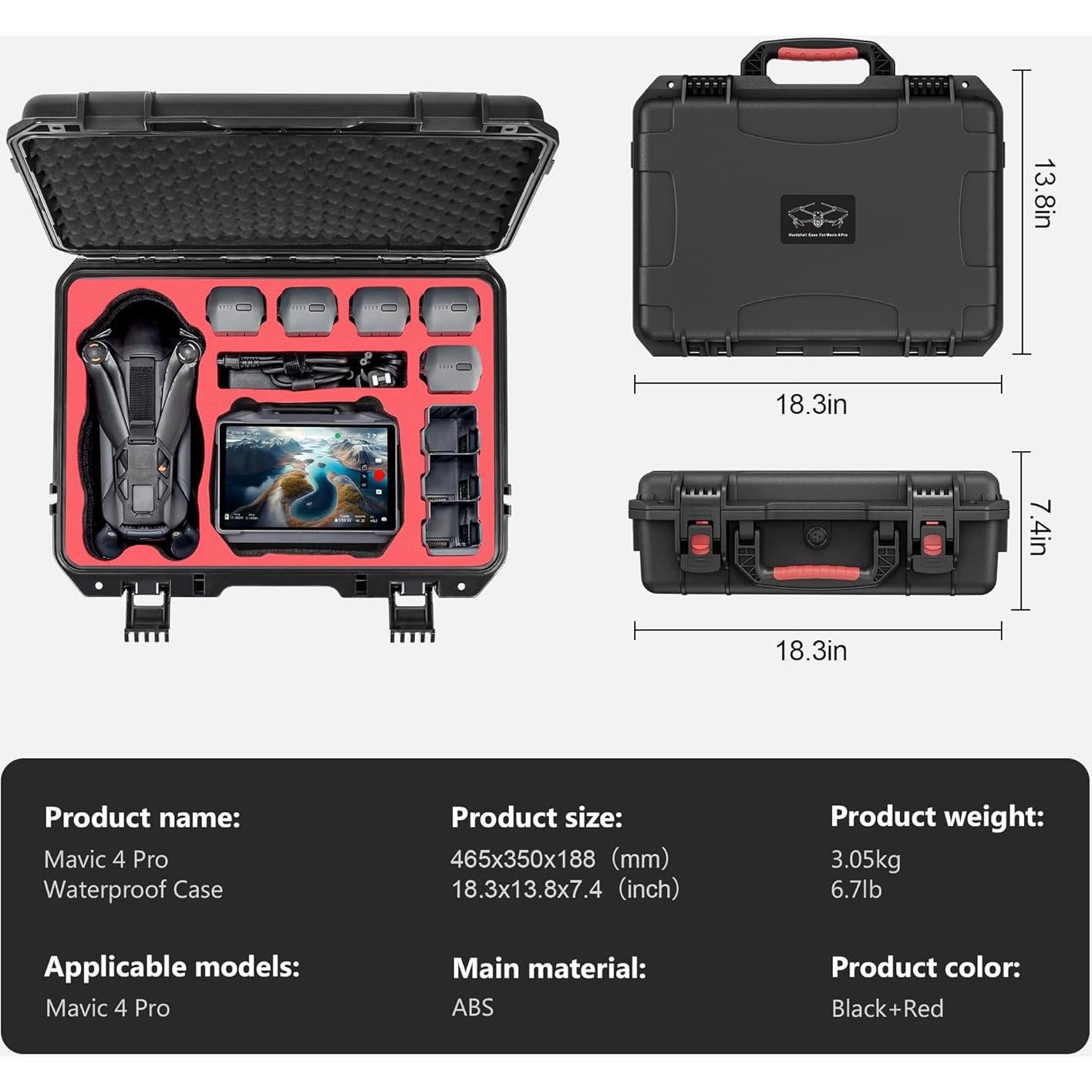 Estuche Duro Impermeable STARTRC para DJI Mavic 4 Pro