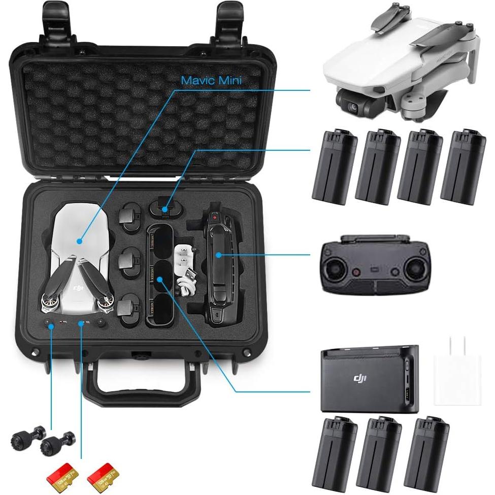 Funda Dura Impermeable Lekufee para DJI Mavic Mini SE - 1.1kg