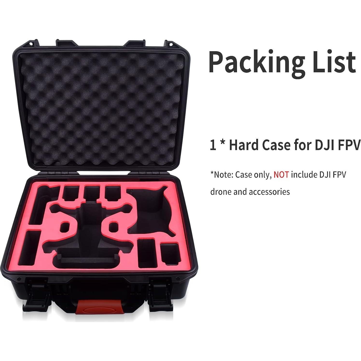 Funda Dura FPVtosky para Drone DJI FPV - Almacena 6 Baterías