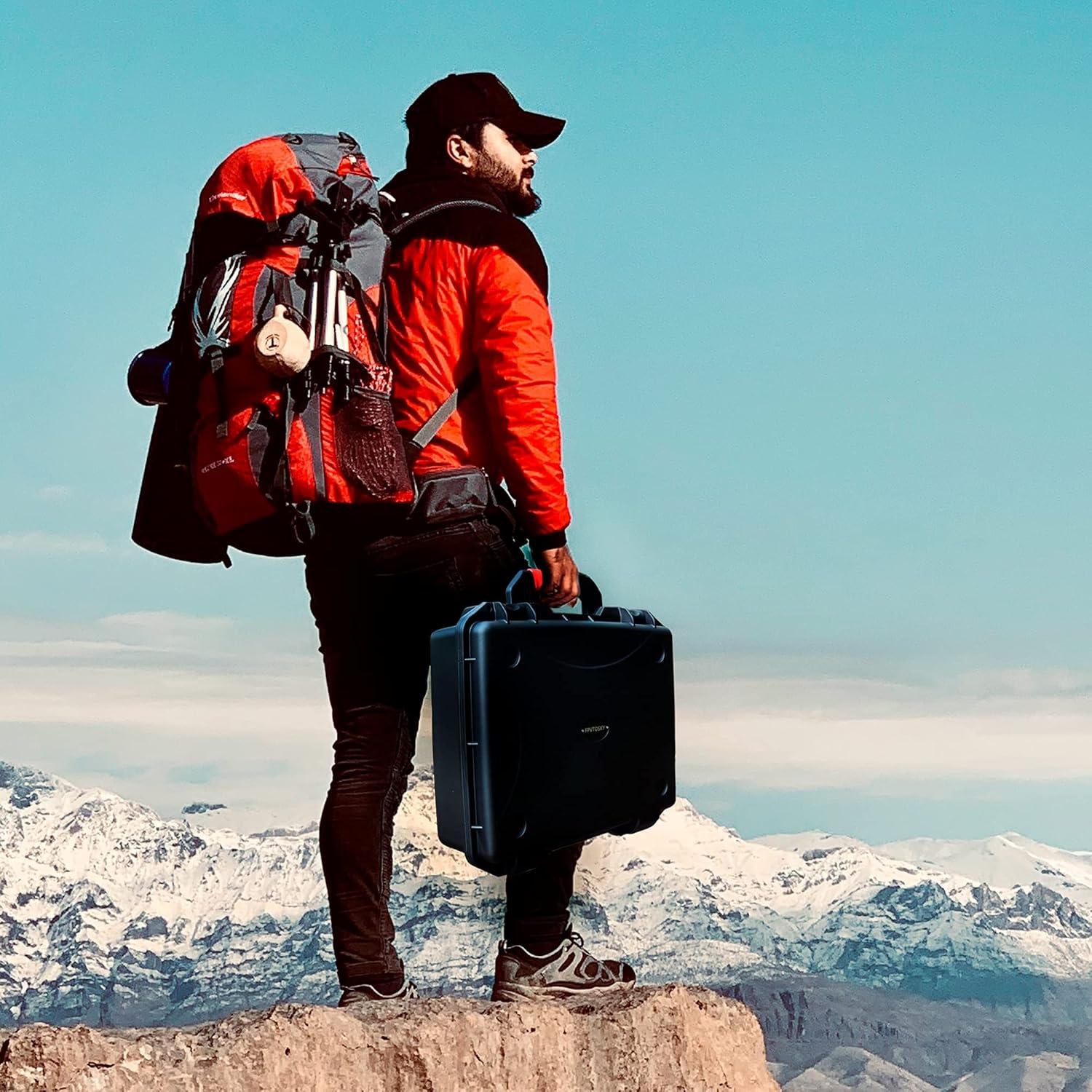 Funda Dura FPVtosky para Drone DJI FPV - Almacena 6 Baterías