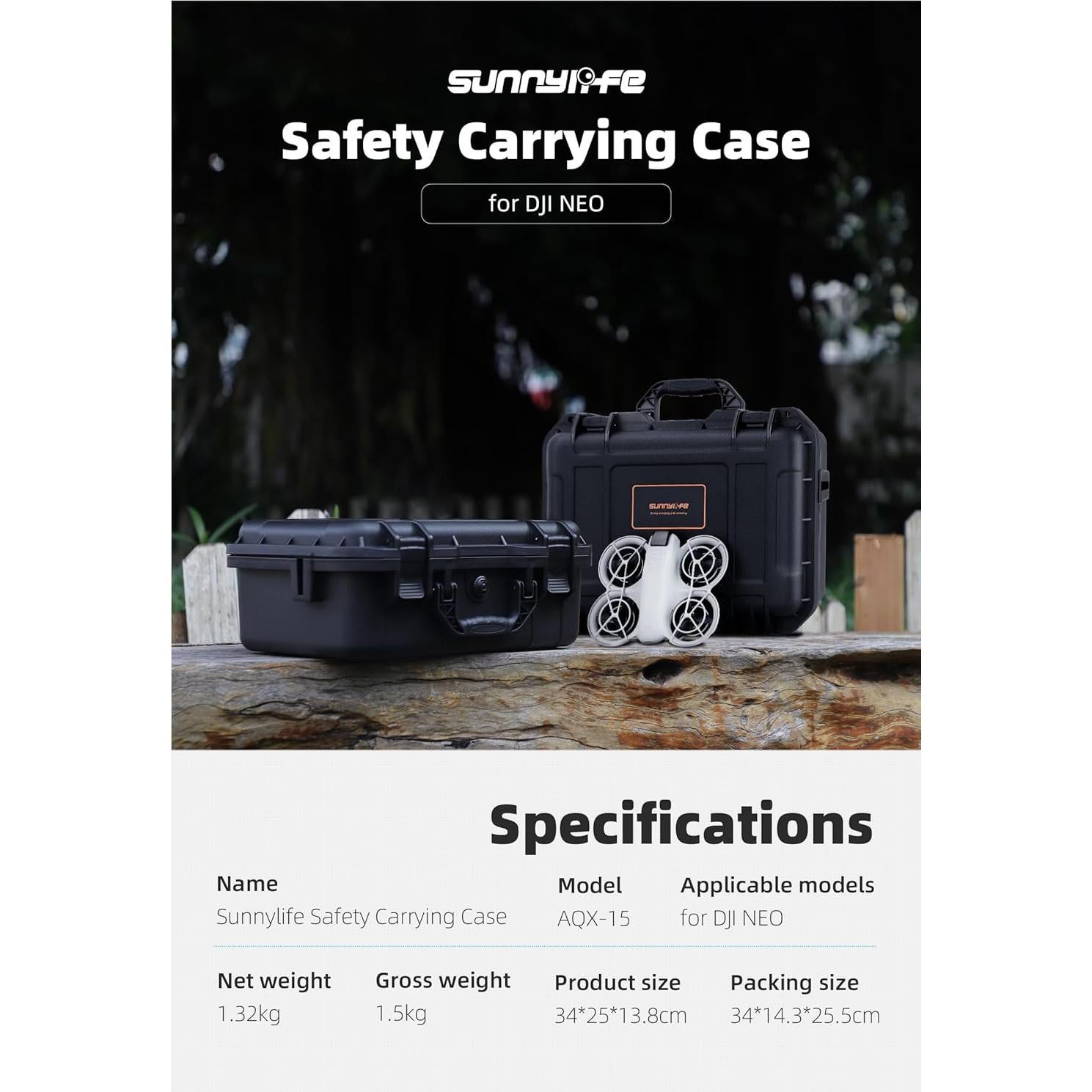 Funda de Transporte para Dron DJI Neo - LIBOQIAO, Impermeable