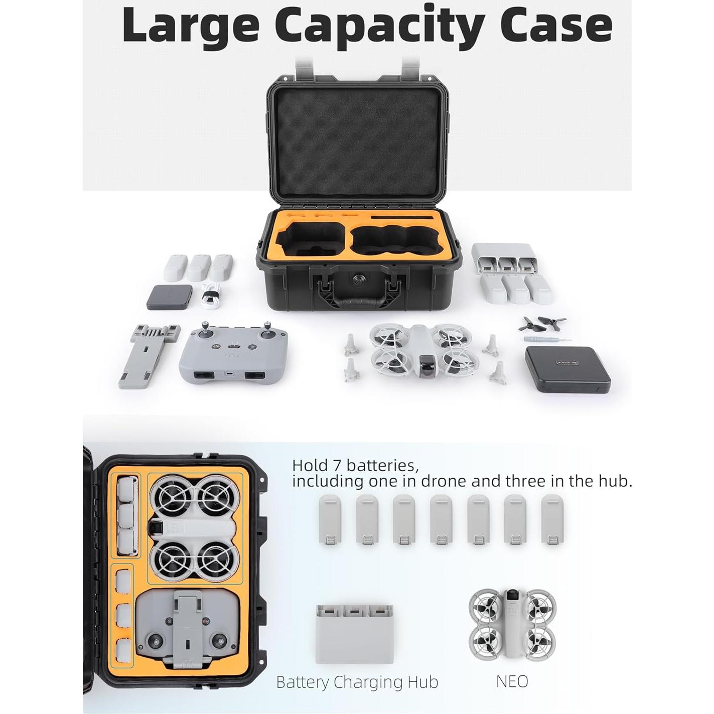 Funda de Transporte para Dron DJI Neo - LIBOQIAO, Impermeable