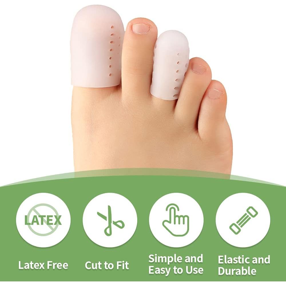 Protectores de Dedos Bukihome 16 PCS Silicona Alivio Dolor