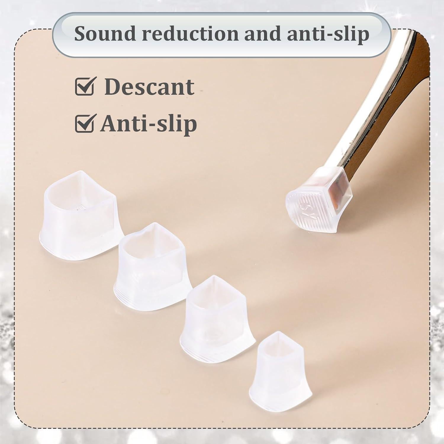 10 Pares de Protectores de Tacón Alto Josojoou - Antideslizantes