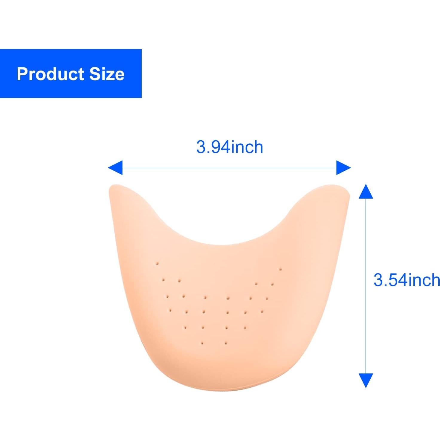 6 Protectores de Dedos de Silicona EOMTUR para Tacones y Ballet