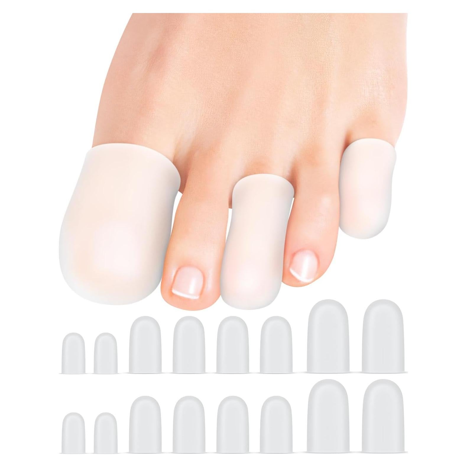 Paquete de 16 Protectores de Silicona para Dedos Uwbettry