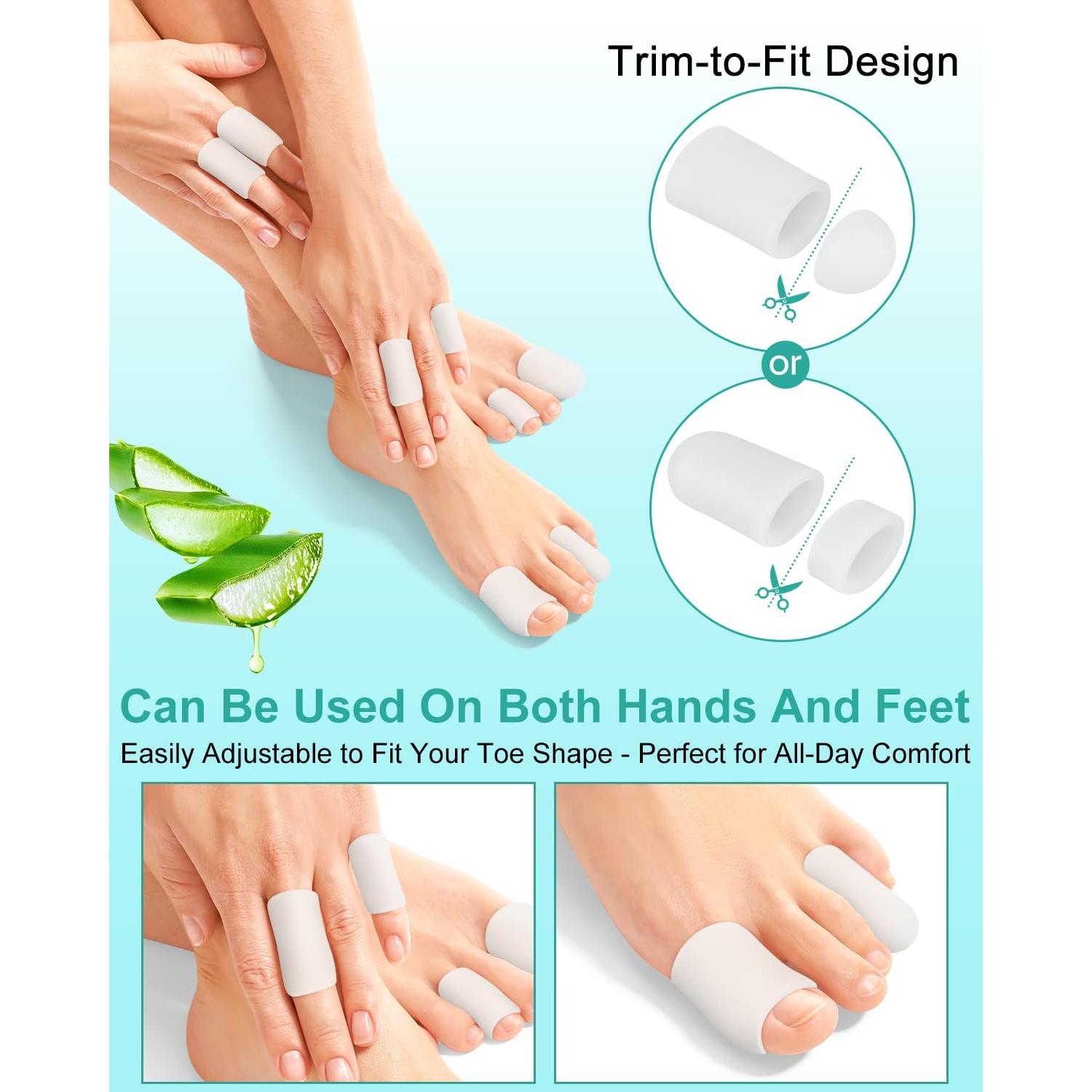 Paquete de 16 Protectores de Silicona para Dedos Uwbettry