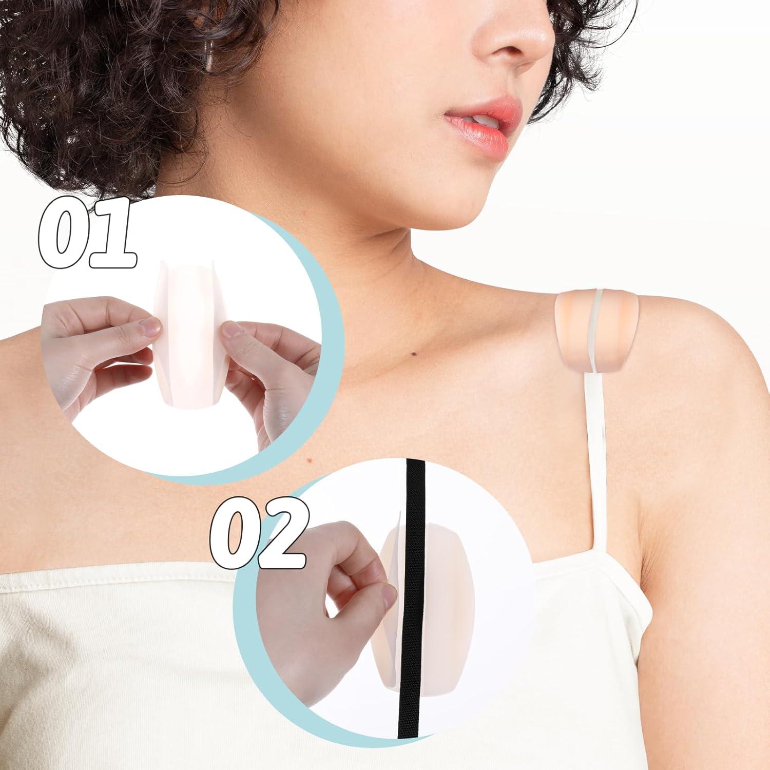 4 Pares Almohadillas Silicona Sujetador EupHHonycs - 9.5x5.2cm